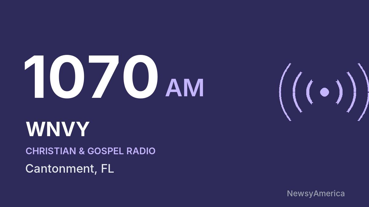 WNVY 1070 AM – Cantonment