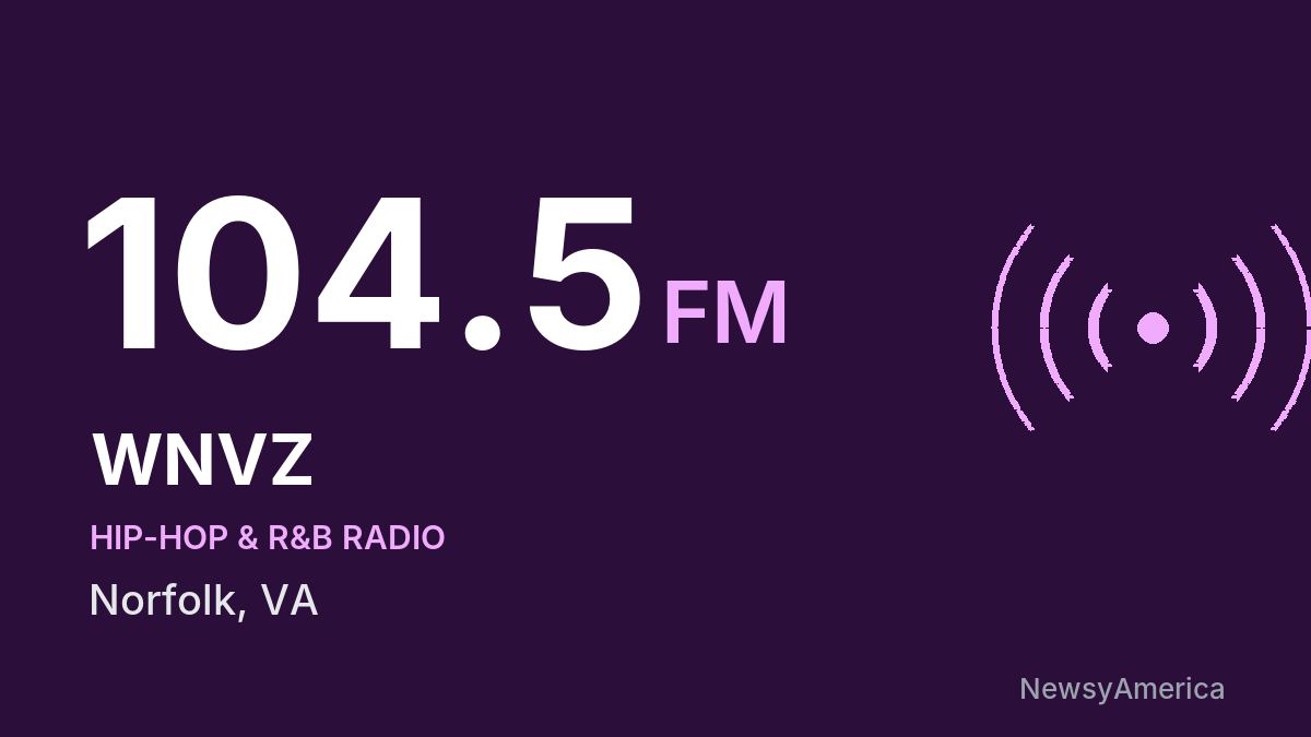 WNVZ 104.5 FM – Norfolk