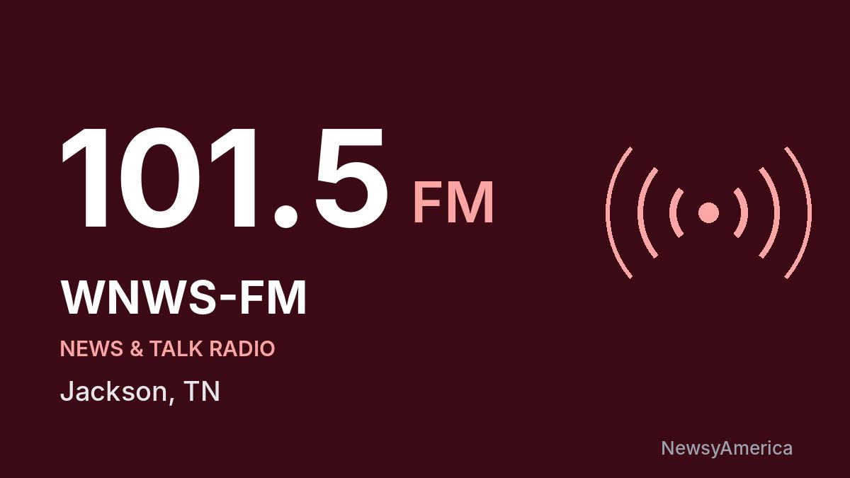 WNWS-FM 101.5 FM – Jackson