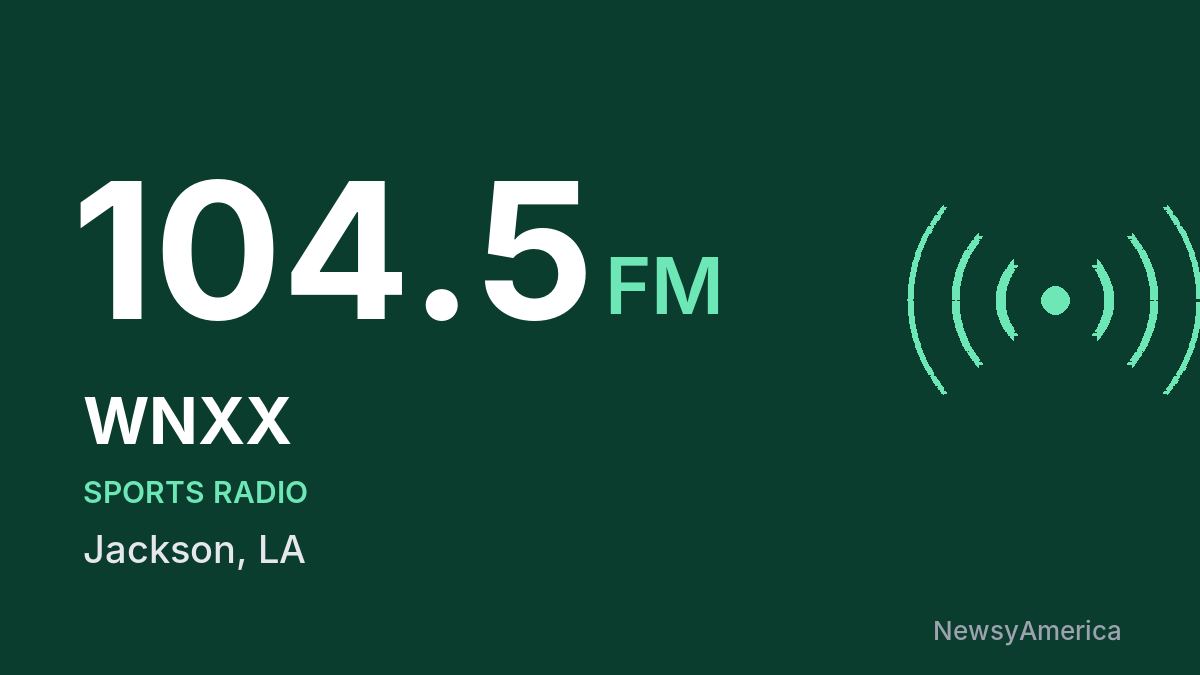 WNXX 104.5 FM – Jackson