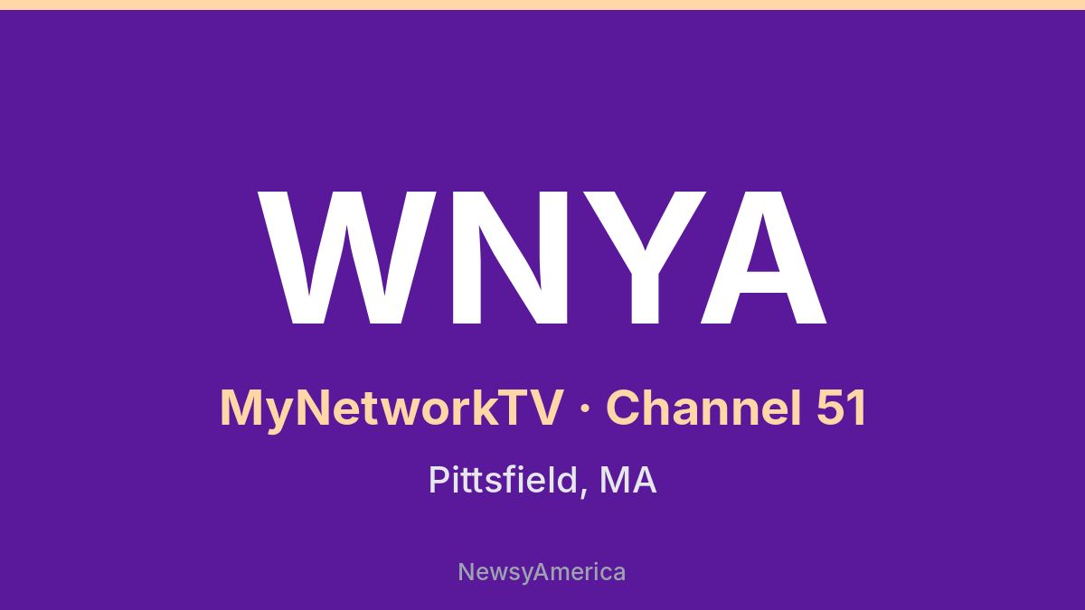 WNYA – MyNetworkTV 51 Albany