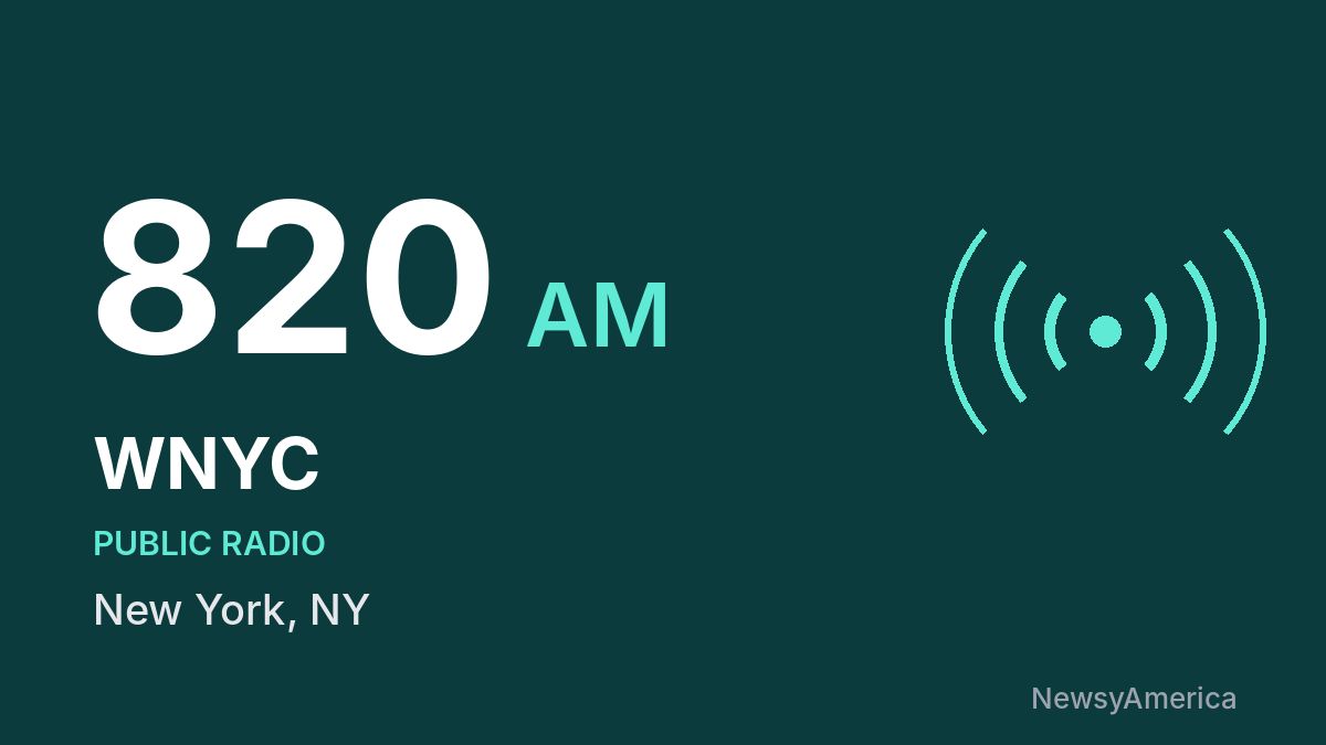 WNYC 820 AM – New York