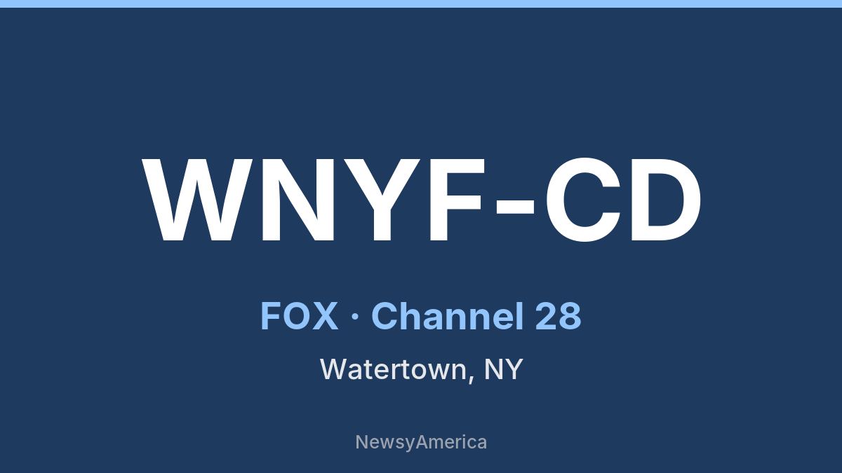 WNYF-CD – FOX 28 Watertown