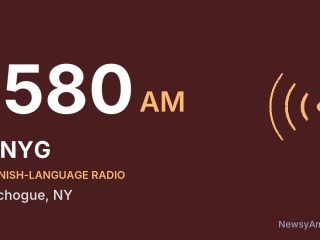 WNYG 1580 AM, Patchogue, NY