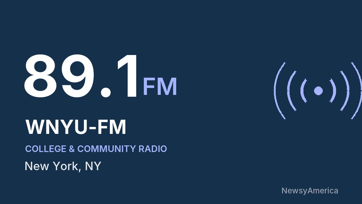 WNYU-FM 89.1 FM – New York