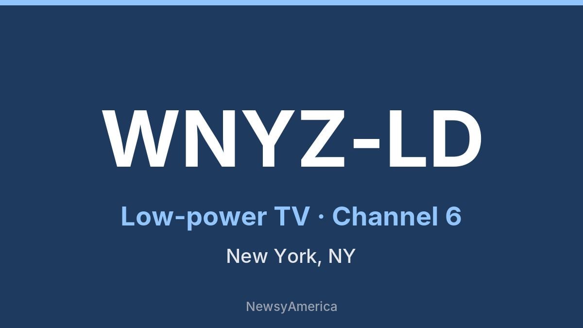 WNYZ-LD – Channel 6 New York