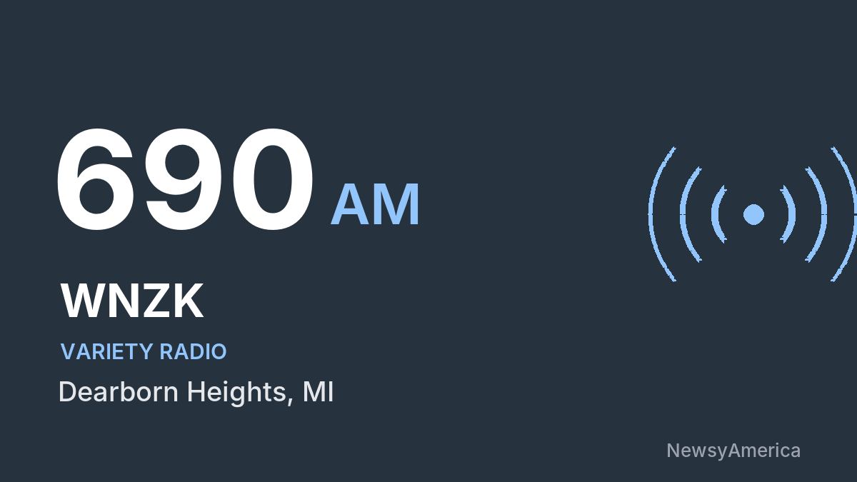 WNZK 690 AM – Dearborn Heights