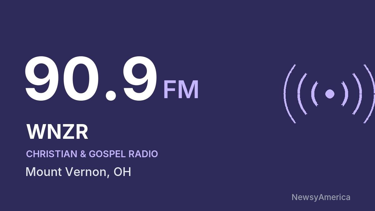WNZR 90.9 FM – Mount Vernon