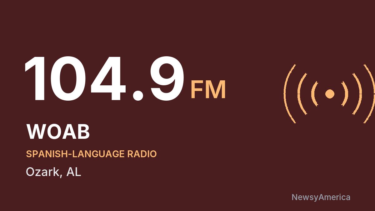 WOAB 104.9 FM – Ozark