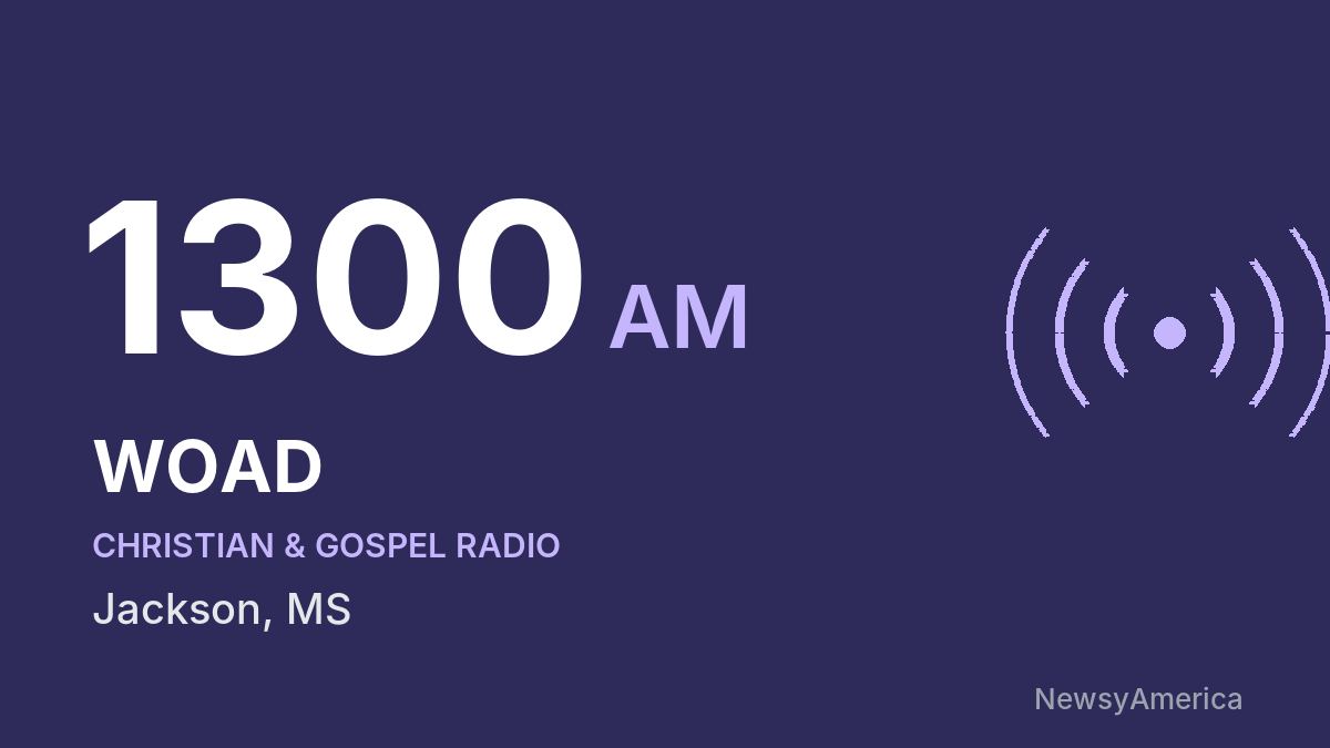 WOAD 1300 AM – Jackson