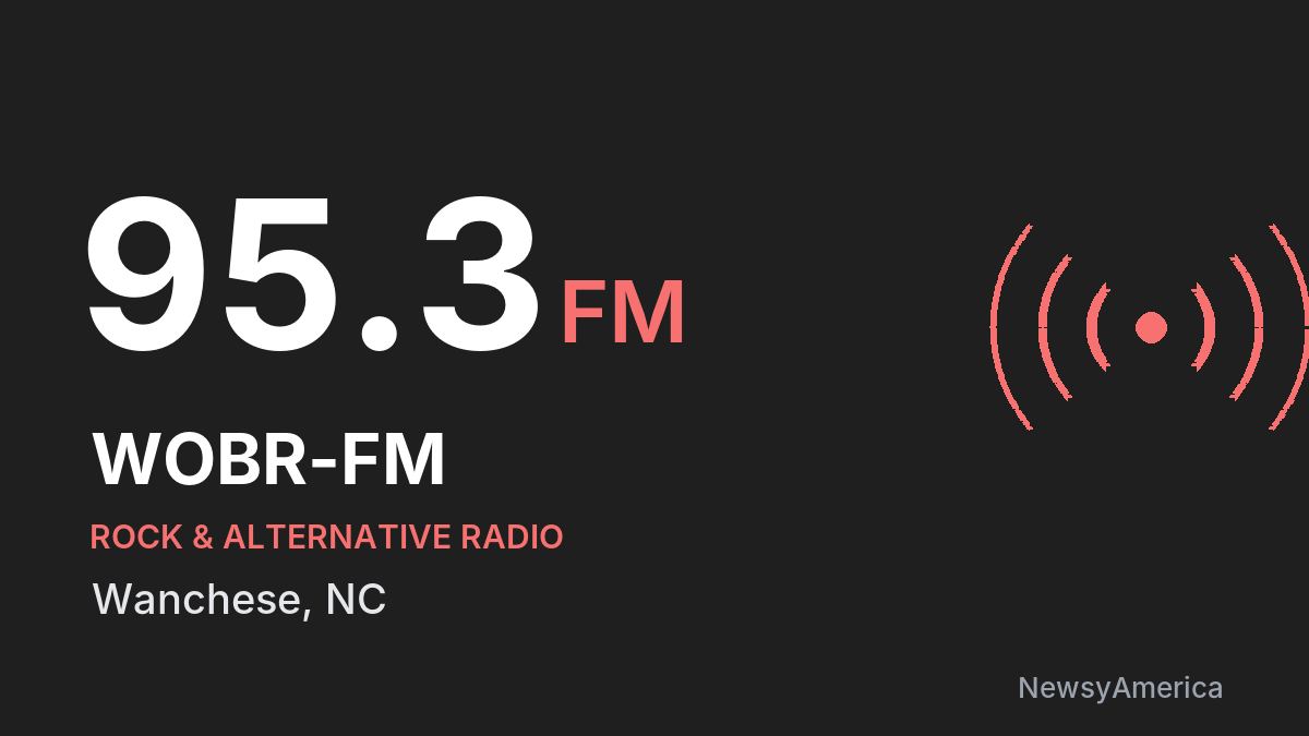 WOBR-FM 95.3 FM – Wanchese