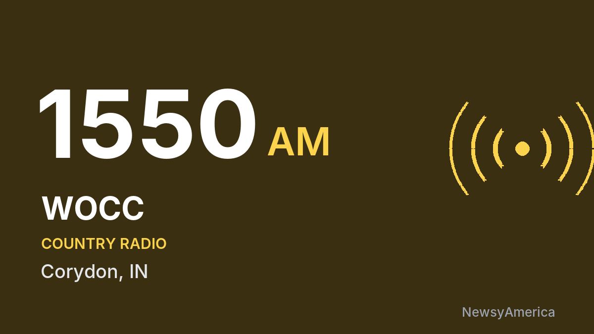 WOCC 1550 AM – Corydon