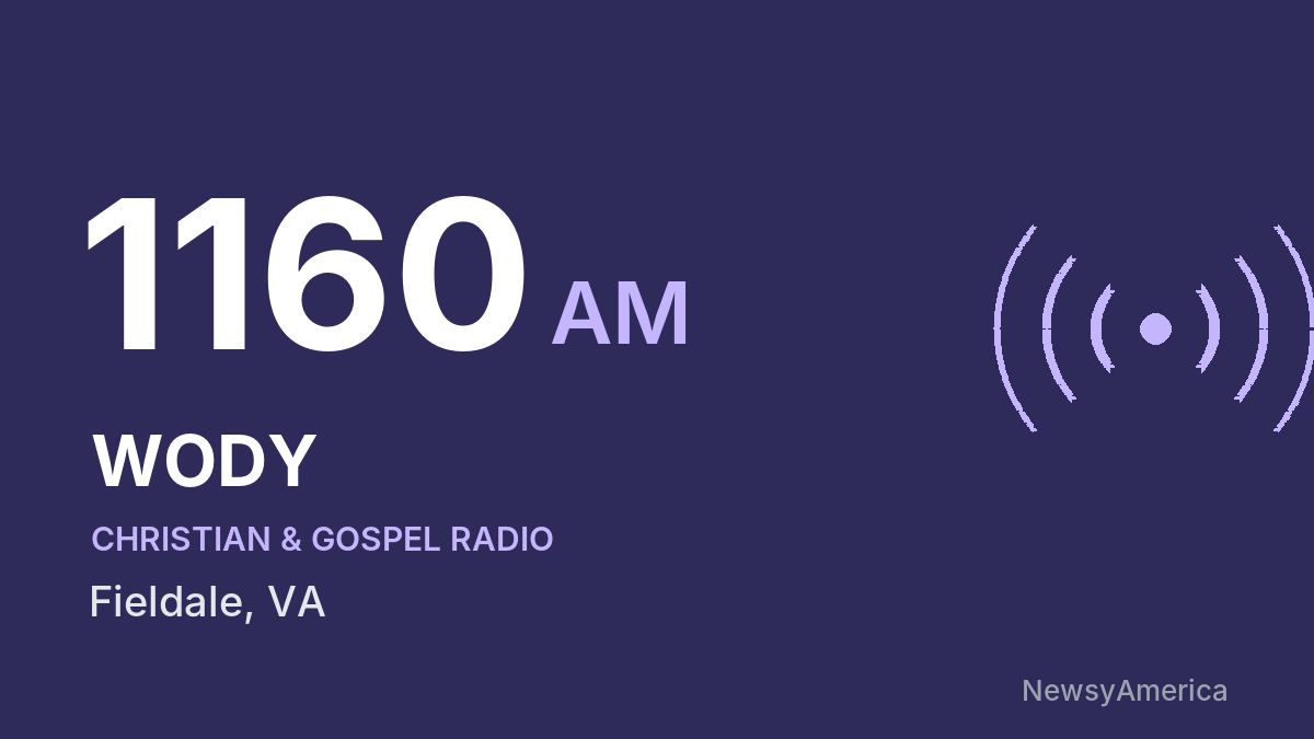 WODY 1160 AM – Fieldale