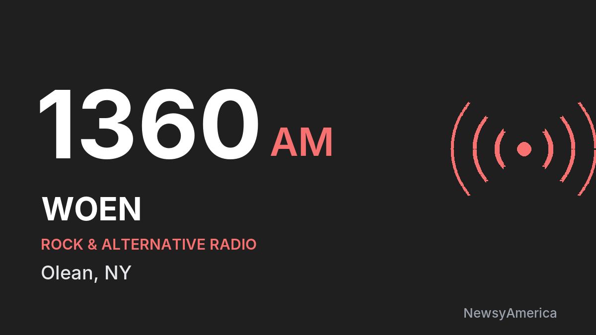 WOEN 1360 AM – Olean