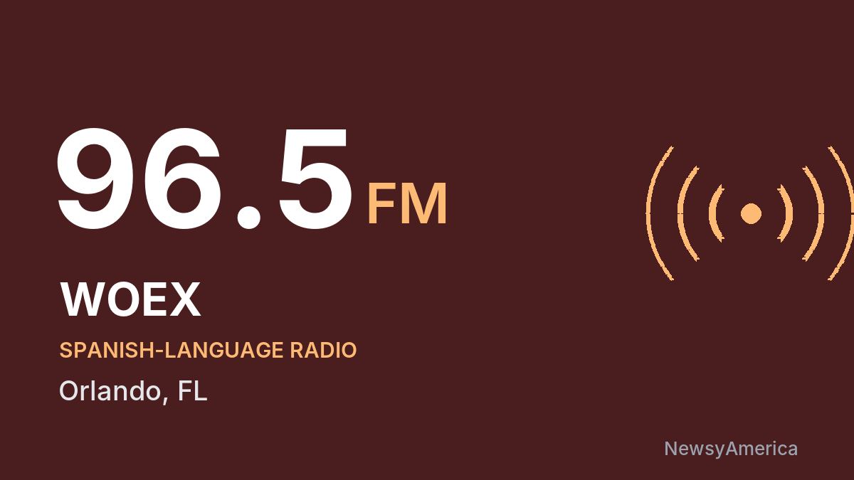 WOEX 96.5 FM – Orlando