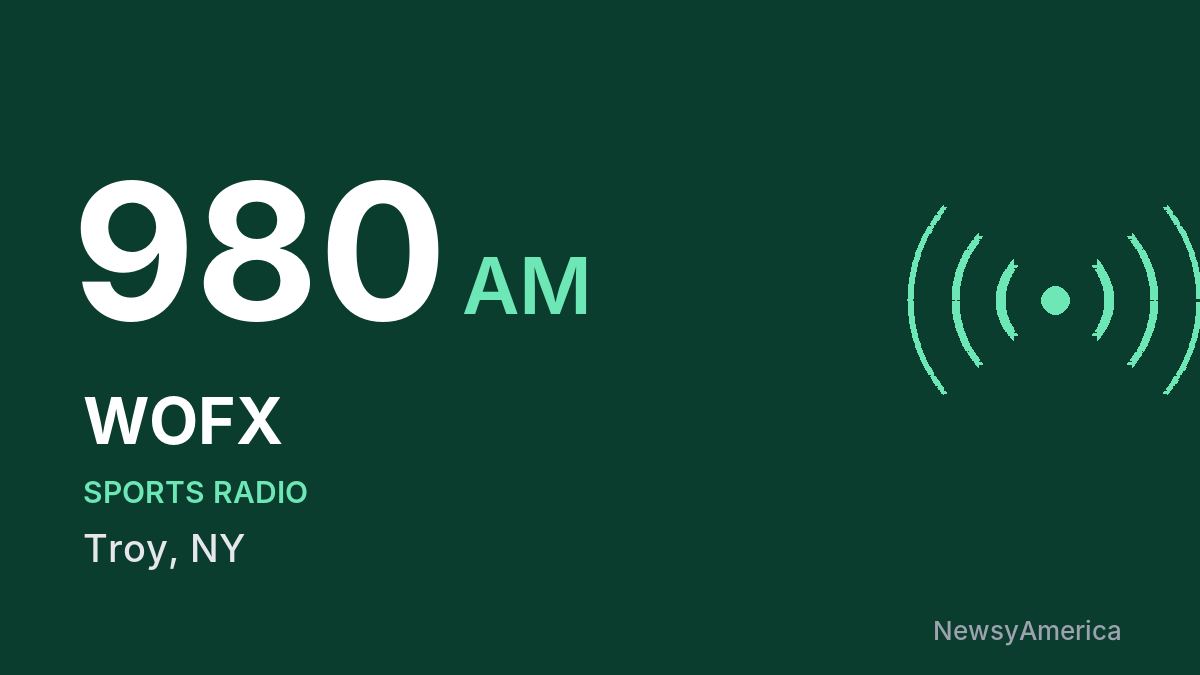 WOFX 980 AM – Troy