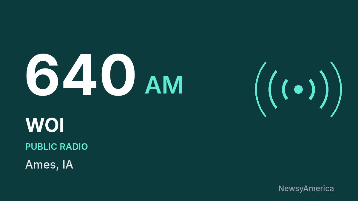 WOI 640 AM – Ames