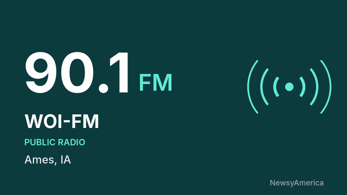 WOI-FM 90.1 FM – Ames