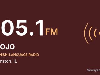 WOJO 105.1 FM, Evanston, IL