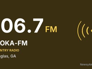 WOKA-FM 106.7 FM, Douglas, GA
