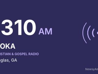 WOKA 1310 AM, Douglas, GA