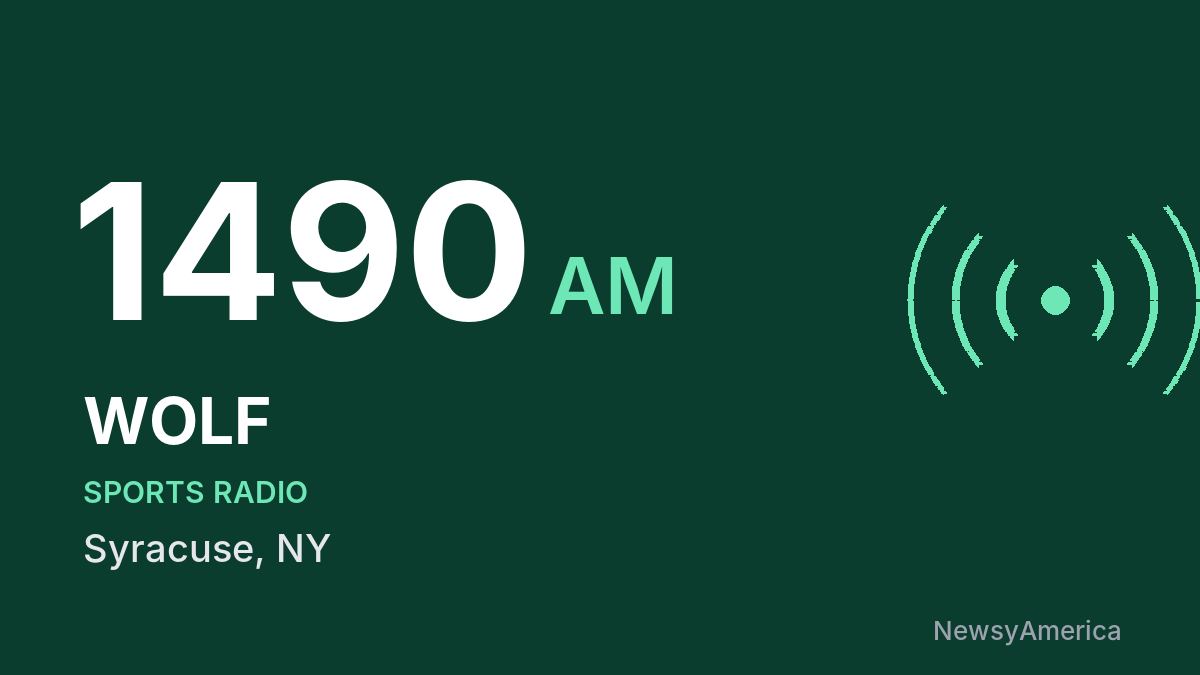 WOLF 1490 AM – Syracuse