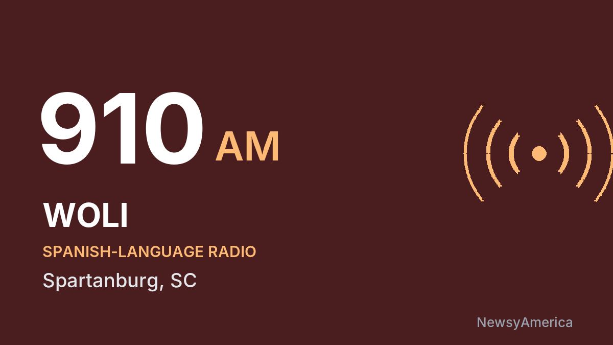 WOLI 910 AM – Spartanburg
