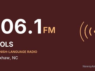 WOLS 106.1 FM, Waxhaw, NC