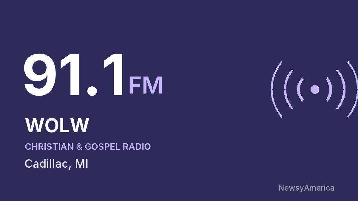 WOLW 91.1 FM – Cadillac