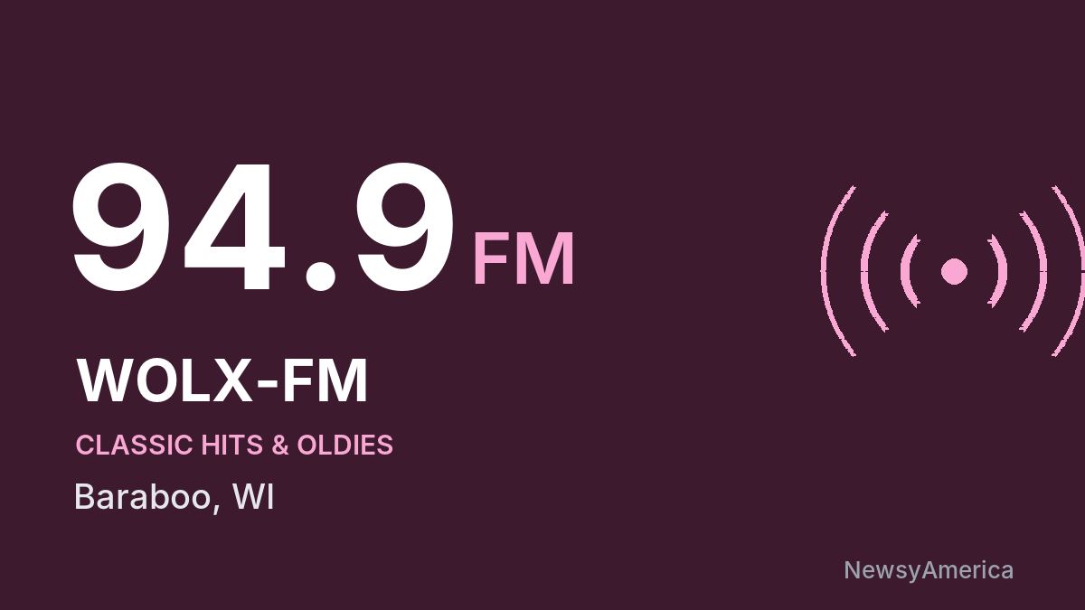 WOLX-FM 94.9 FM – Baraboo