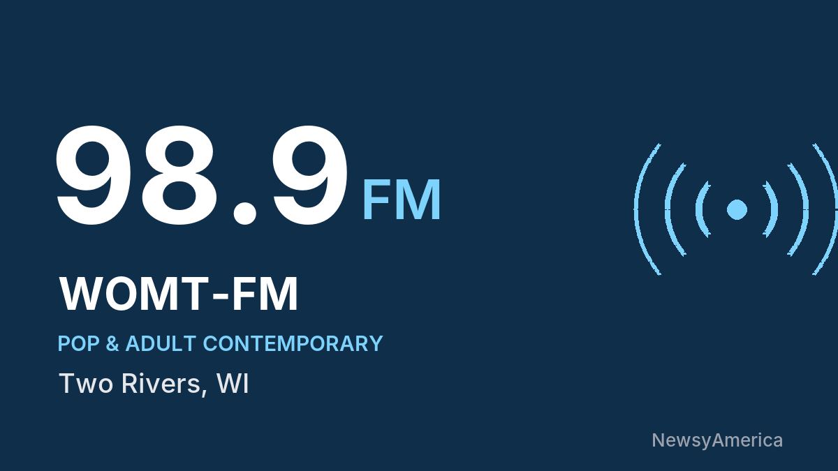 WOMT-FM 98.9 FM – Two Rivers