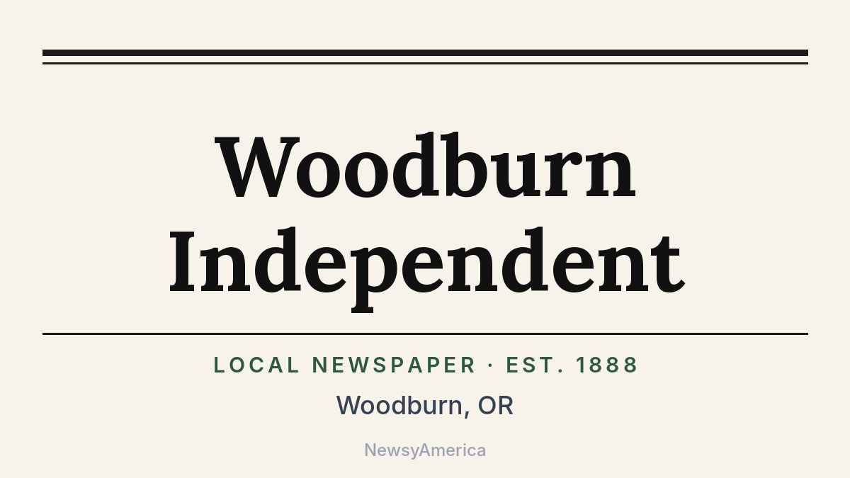 Woodburn Independent – Oregon