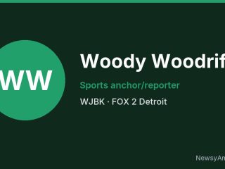 Woody Woodriffe, Sports anchor/reporter, WJBK