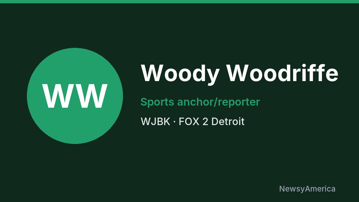 Woody Woodriffe – WJBK, Detroit