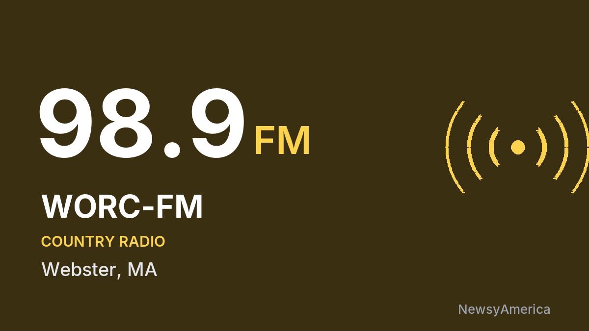 WORC-FM 98.9 FM – Webster