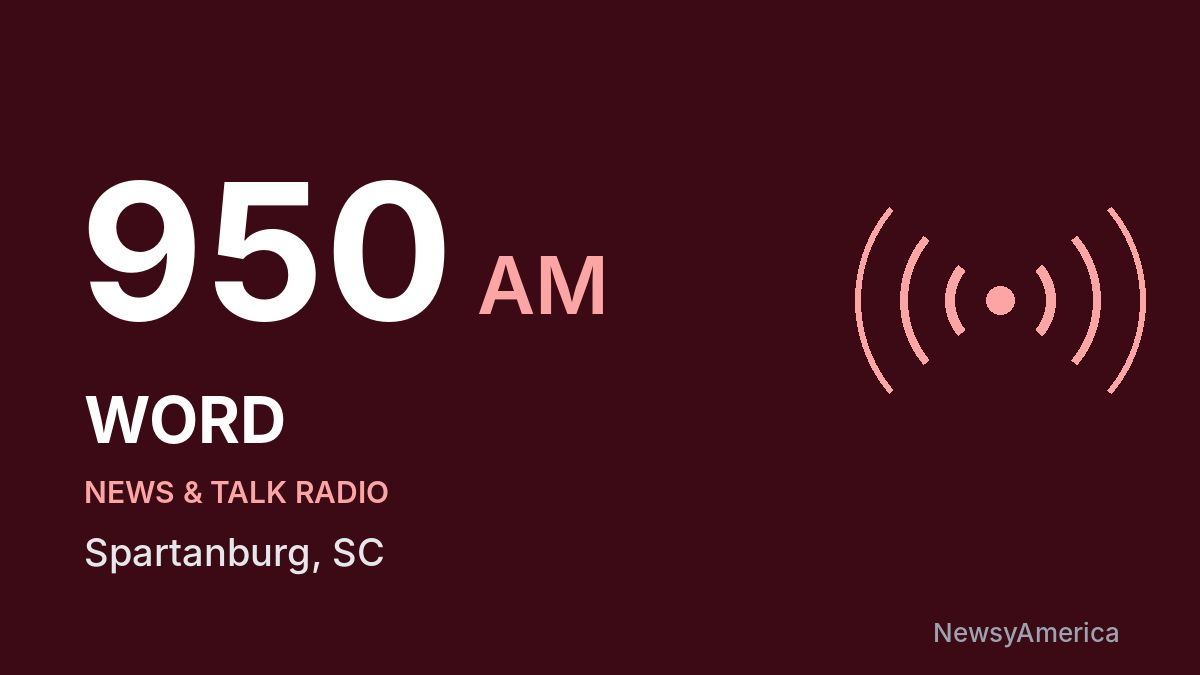 WORD 950 AM – Spartanburg