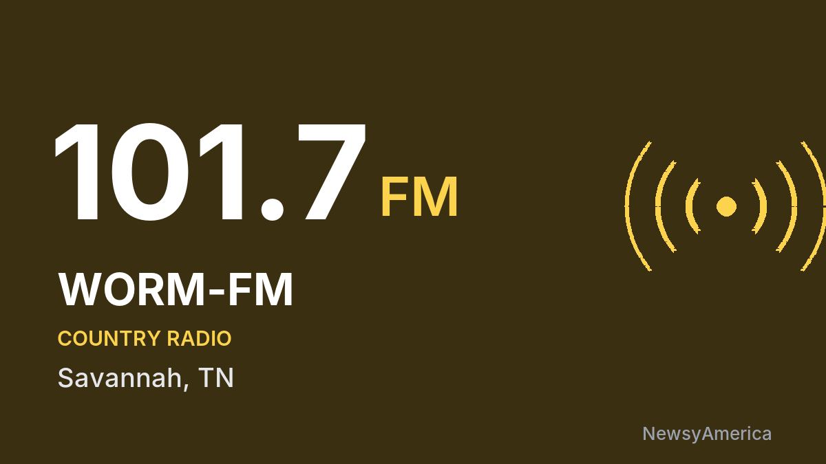 WORM-FM 101.7 FM – Savannah