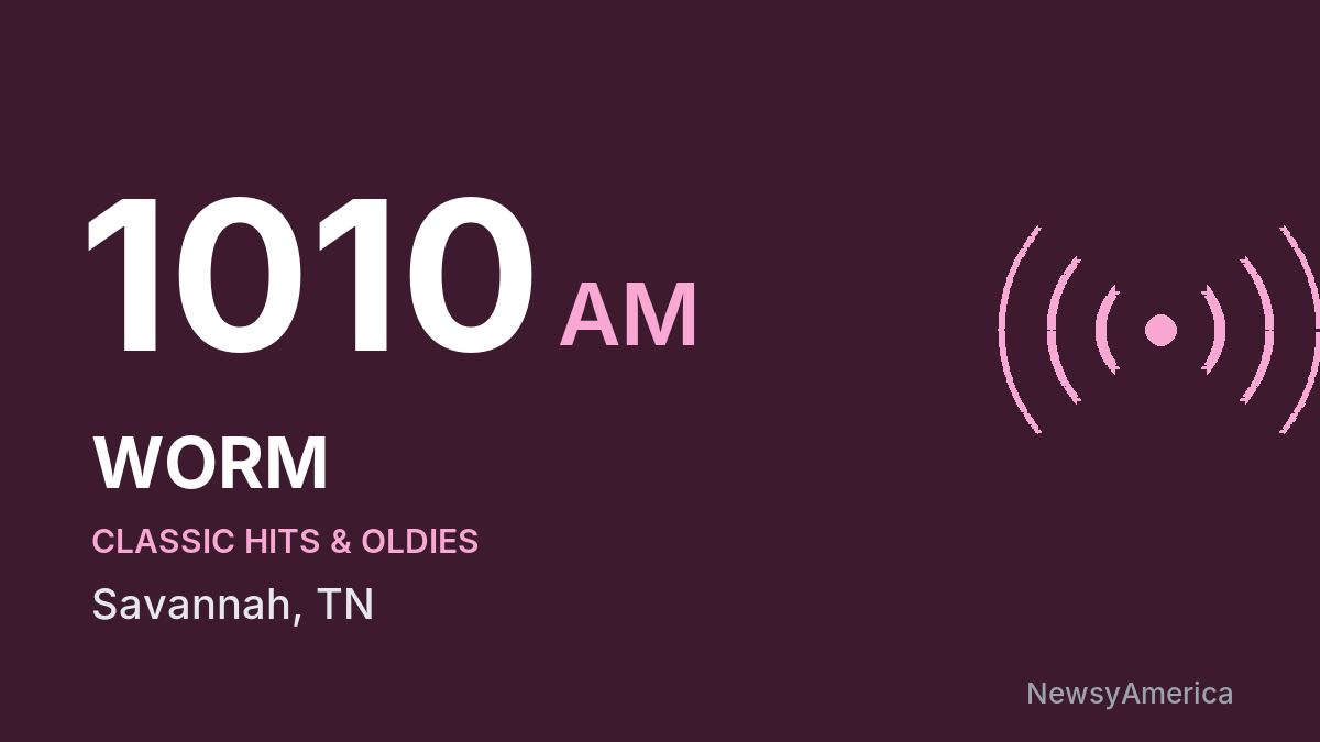 WORM 1010 AM – Savannah