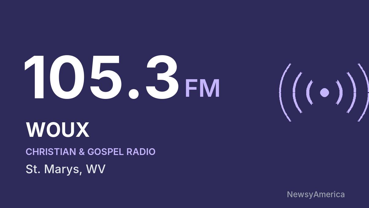 WOUX 105.3 FM – St. Marys