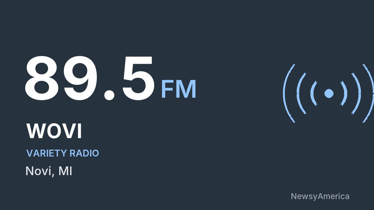 WOVI 89.5 FM – Novi
