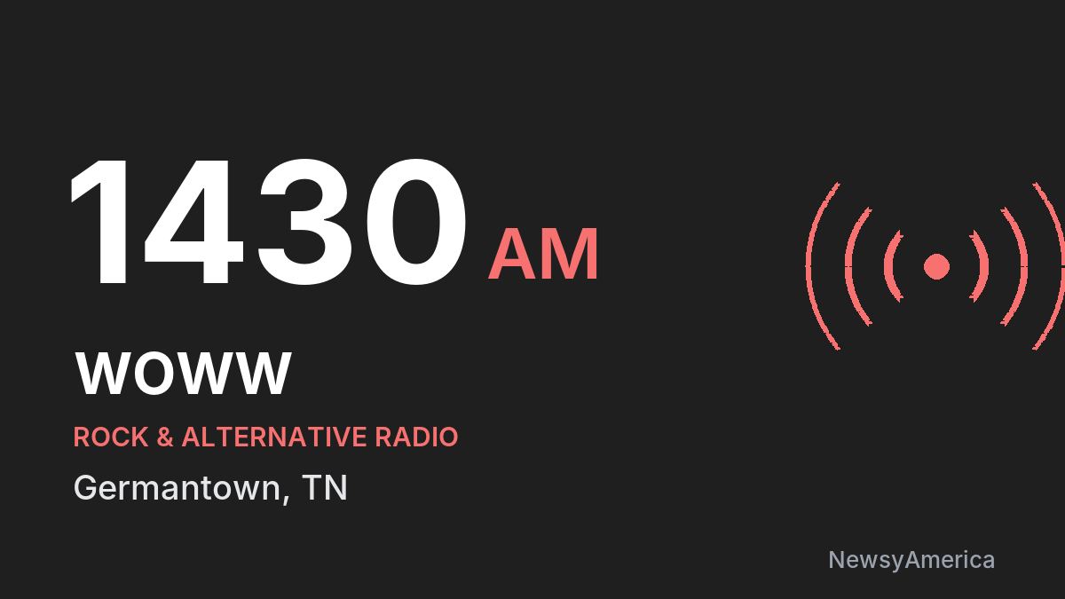 WOWW 1430 AM – Germantown