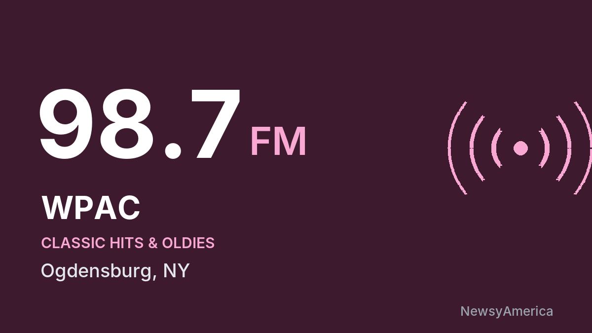 WPAC 98.7 FM – Ogdensburg