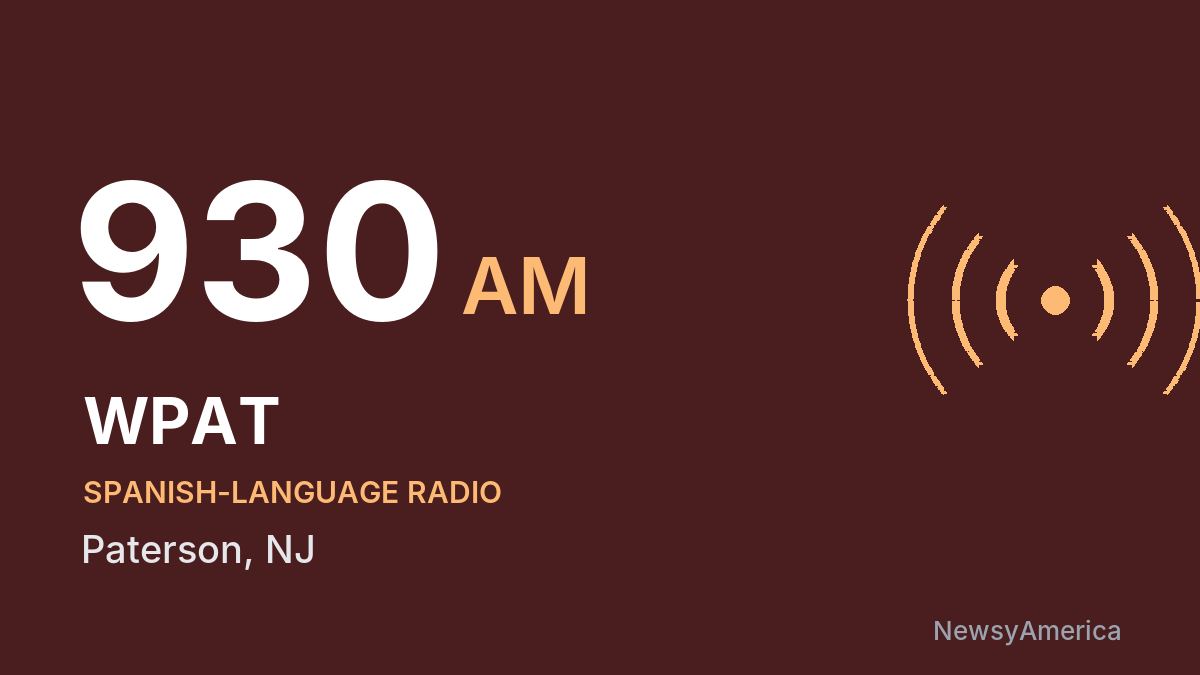 WPAT 930 AM – Paterson