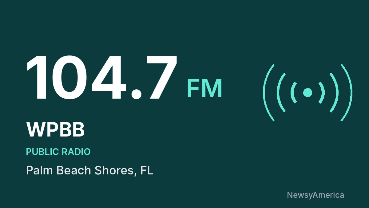 WPBB 104.7 FM – Palm Beach Shores