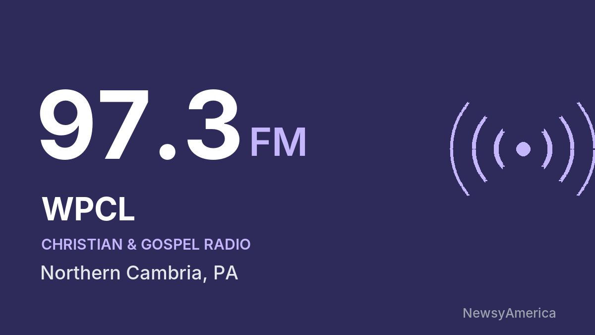 WPCL 97.3 FM – Northern Cambria