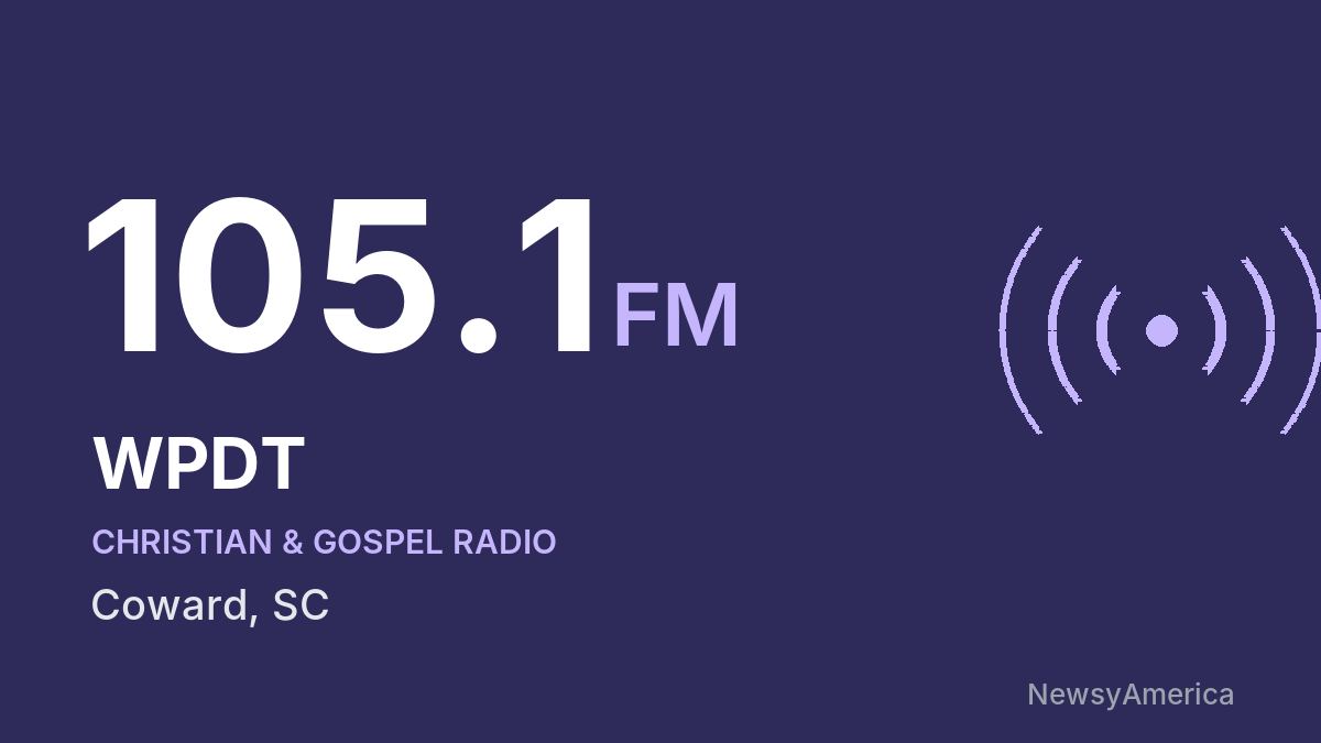WPDT 105.1 FM – Coward