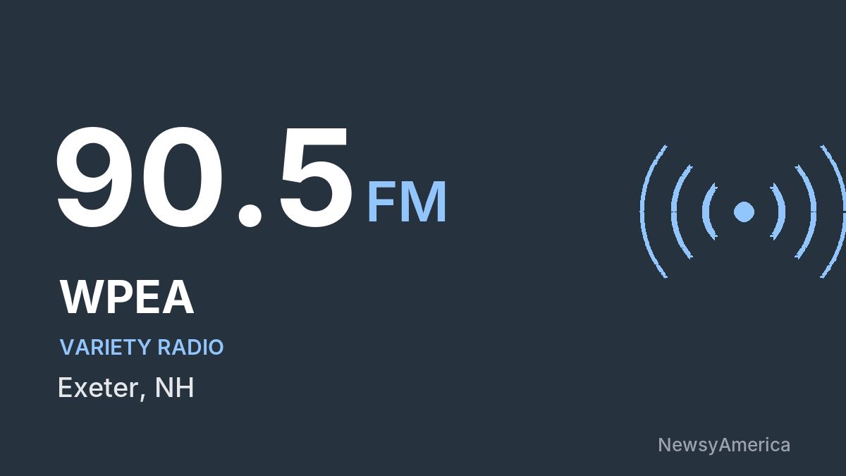 WPEA 90.5 FM – Exeter