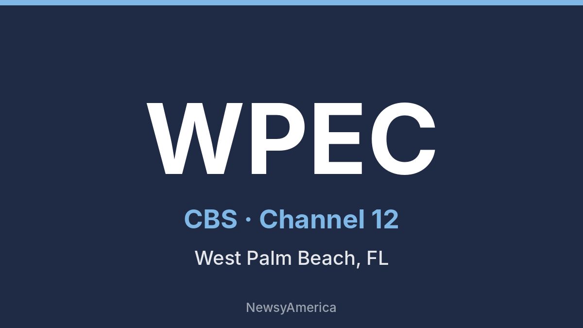 WPEC – CBS 12 West Palm Beach