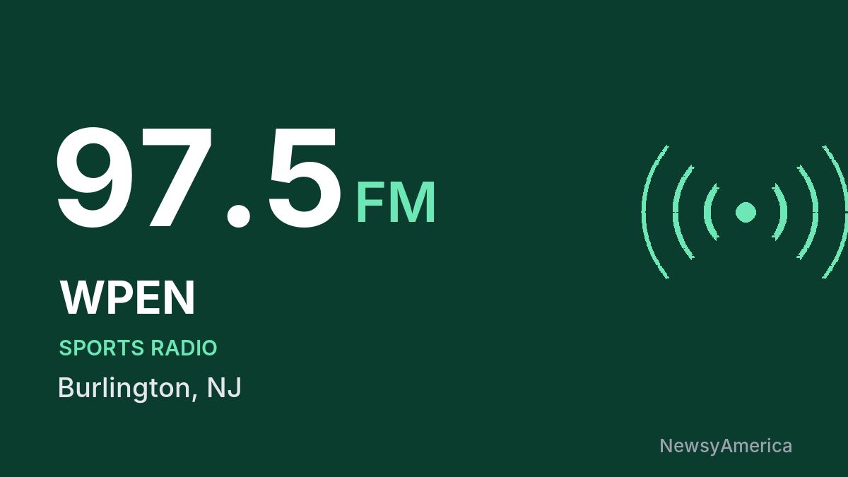 WPEN 97.5 FM – Burlington