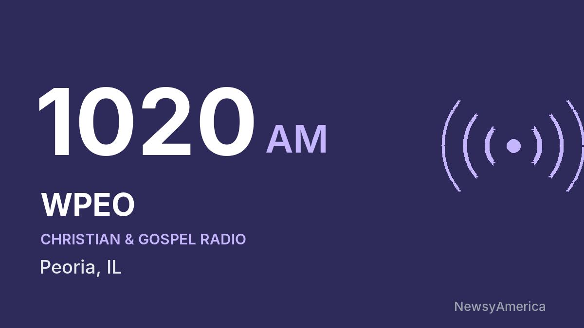 WPEO 1020 AM – Peoria